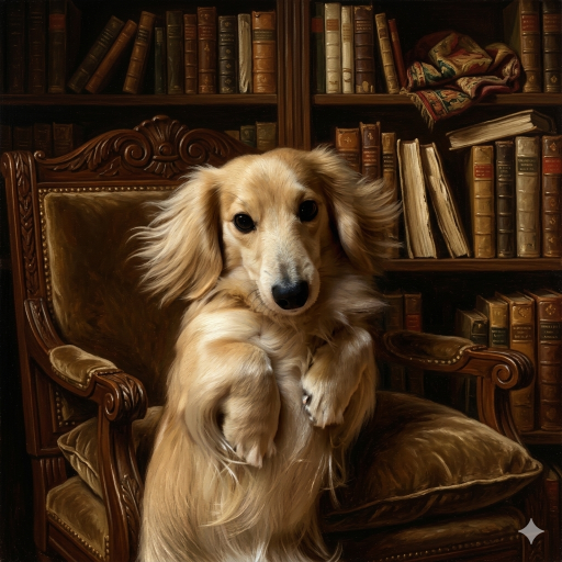 Classical Pet Oil Painting Masterpiece
